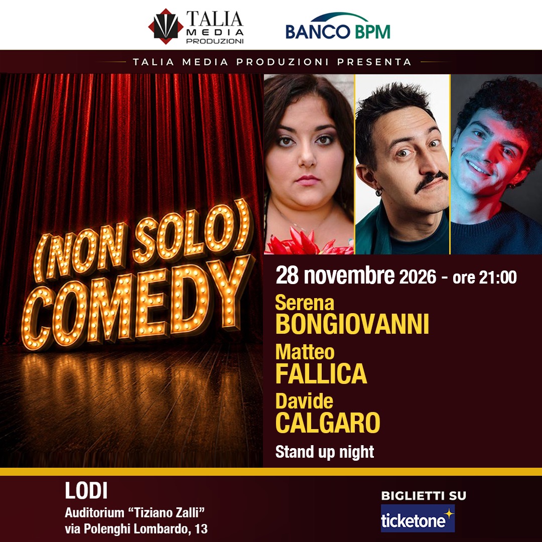 Stand Up Night — 28 novembre, Serena Bongiovanni, Matteo Fallica, Davide Calgaro